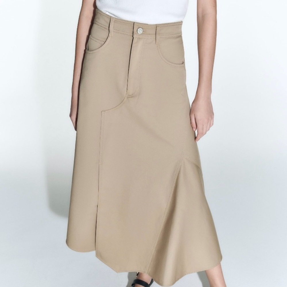 Zara Asymmetrical Skirt Medium